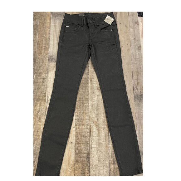 G-Star RAW | Black Lynn Women's Super Skinny Jeans 24 x 32 - Picture 9 of 15